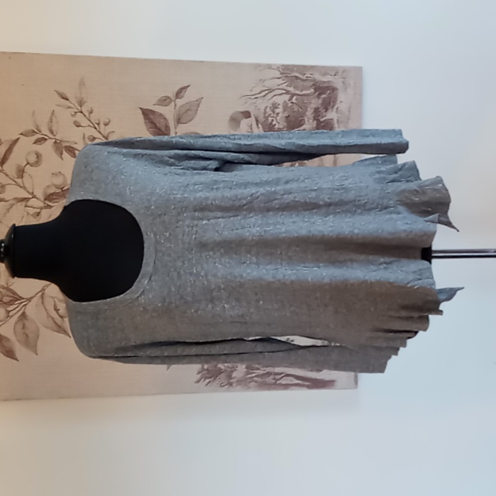 CURRENT / ELLIOTT THE TIER SCOOP NECK LONG SLEEVE TOP SIZE 2